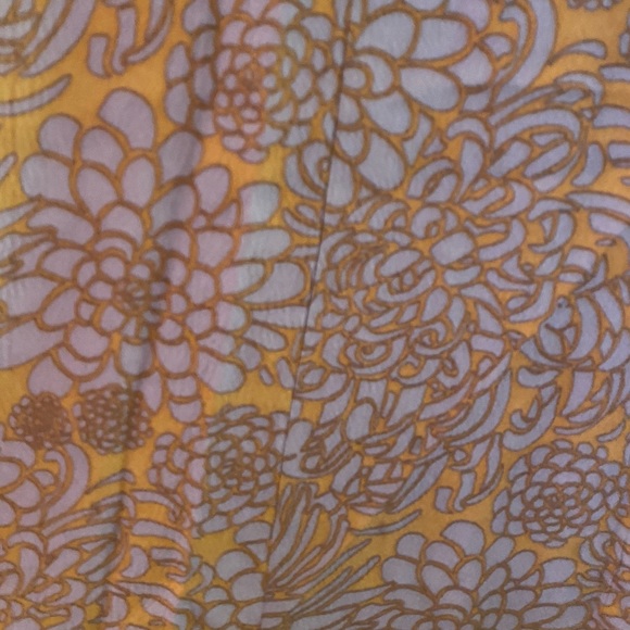 Vintage 1950s Madmen Handmade metal zip Pucci style print Shift Dress M/L - Picture 4 of 11